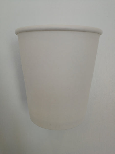 Ice Cream Gelato Takeout Paper Cup Container White 16 oz 1 pint 